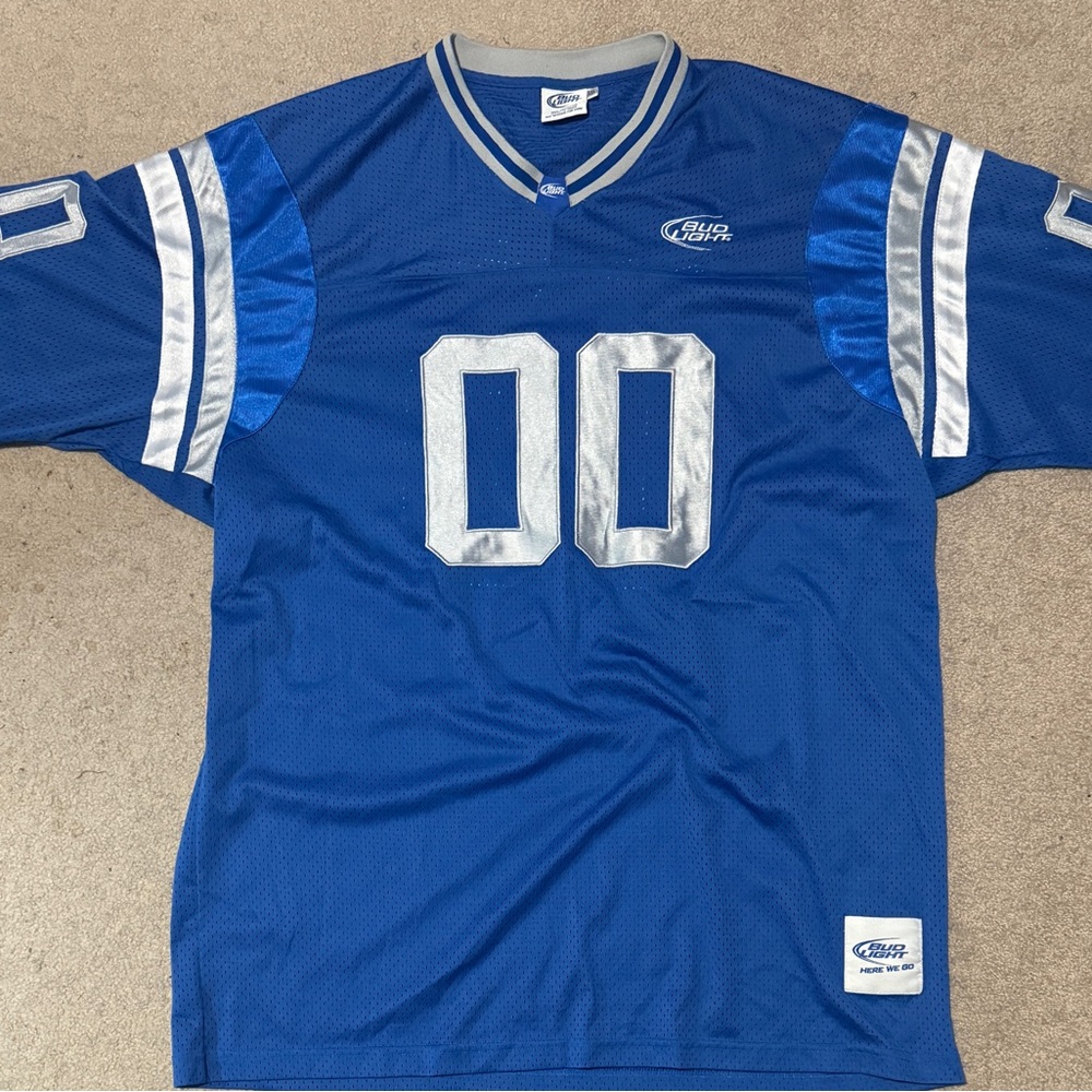 Bud Light jersey size xxl heat condition 
No stains or tears